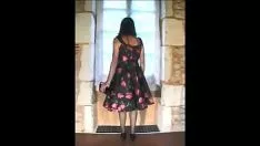 再生 バラ色のシフォンはあなたをオンにします