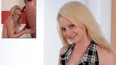 Play Spend a penny in verbalise for precious blond baby