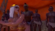 Reproduzir upspang de gangue de vida selvagem 3d