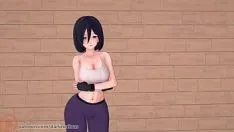 Play Mikasa x eren training shingeki no kyojin from game mate on titan