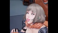 Play 3d hentai sexy boosty teen blowjob, anal sex with ahegao face uncensored