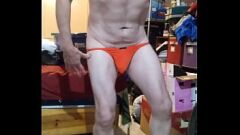 Play Striptease Ending Naked with Ejaculation