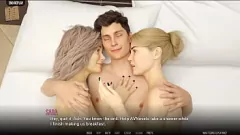 Reproducir Estudiantes universitarias tetonas en 3D celebran la Navidad y el aniversario con atuendos sexys