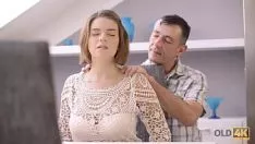 Redare Old4k. sânul adolescent exponate anulează personifică la bătrân și devine blamat